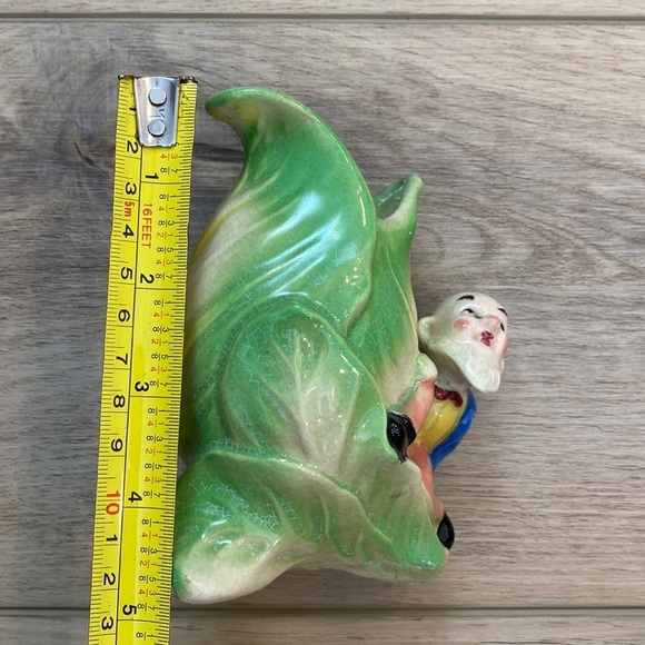 Vintage‎ Leaf Gnome Vase Planter - Picture 10 of 11